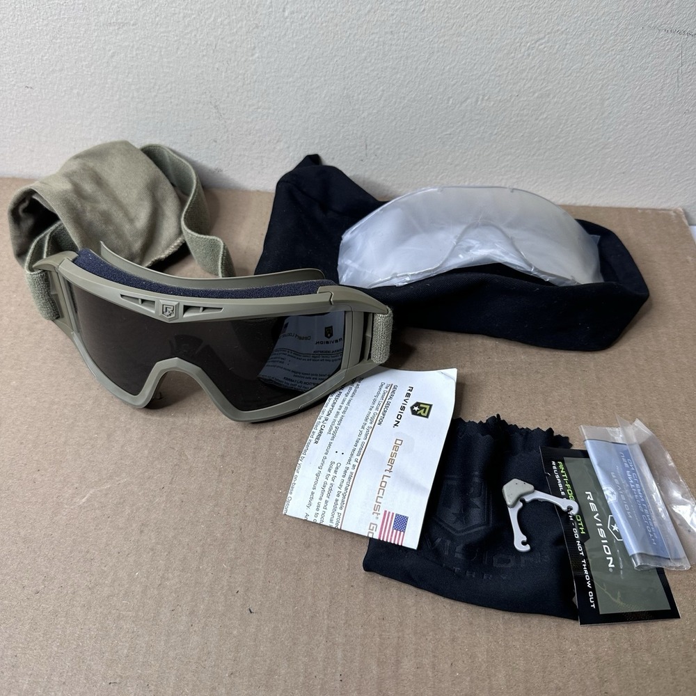 Revision Desert Locust Military Goggle System Foliage Green APEL Z87 Eyewear